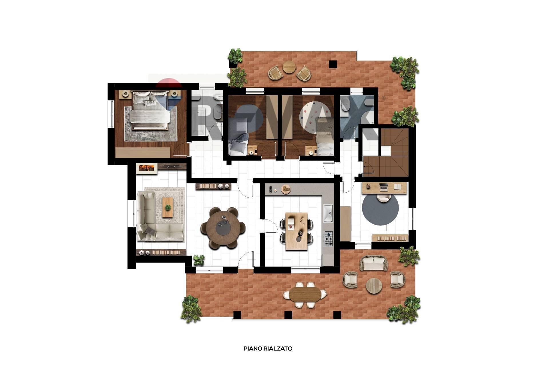 Pianta 2D - Villa Via Settembrini
 
27, Lainate - floor plans 1