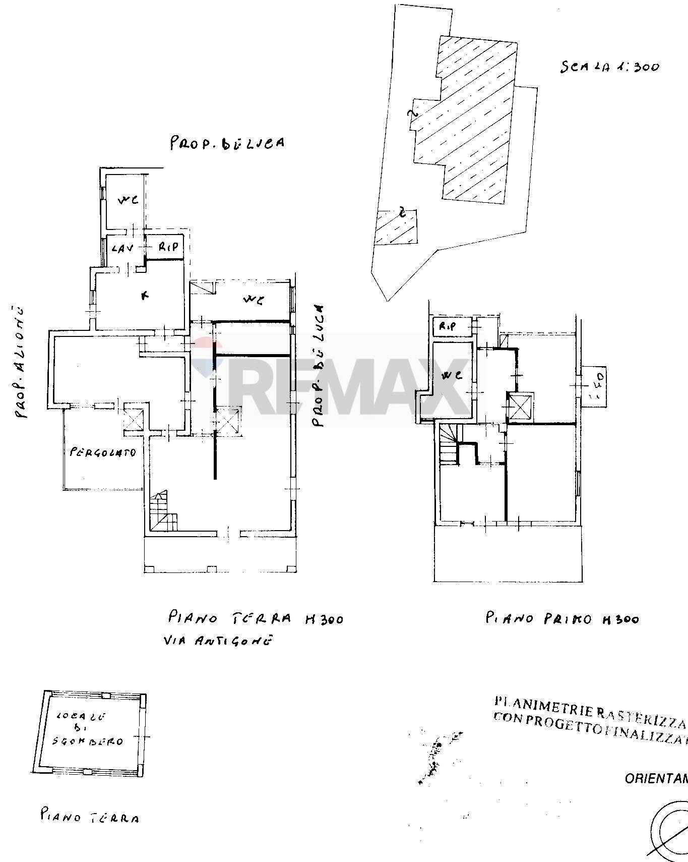 Pianta 2D - Villa VIA ANTIGONE
 
111, Palermo - floor plans 1