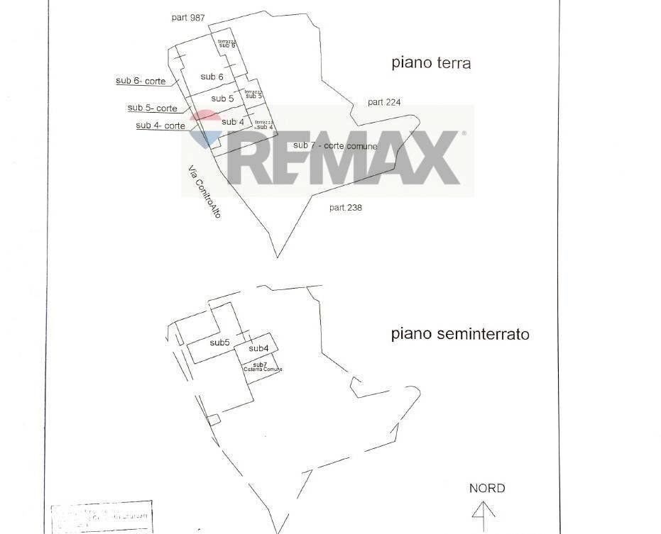Pianta 2D - Residence Via Conitro Alto, Pantelleria - floor plans 1