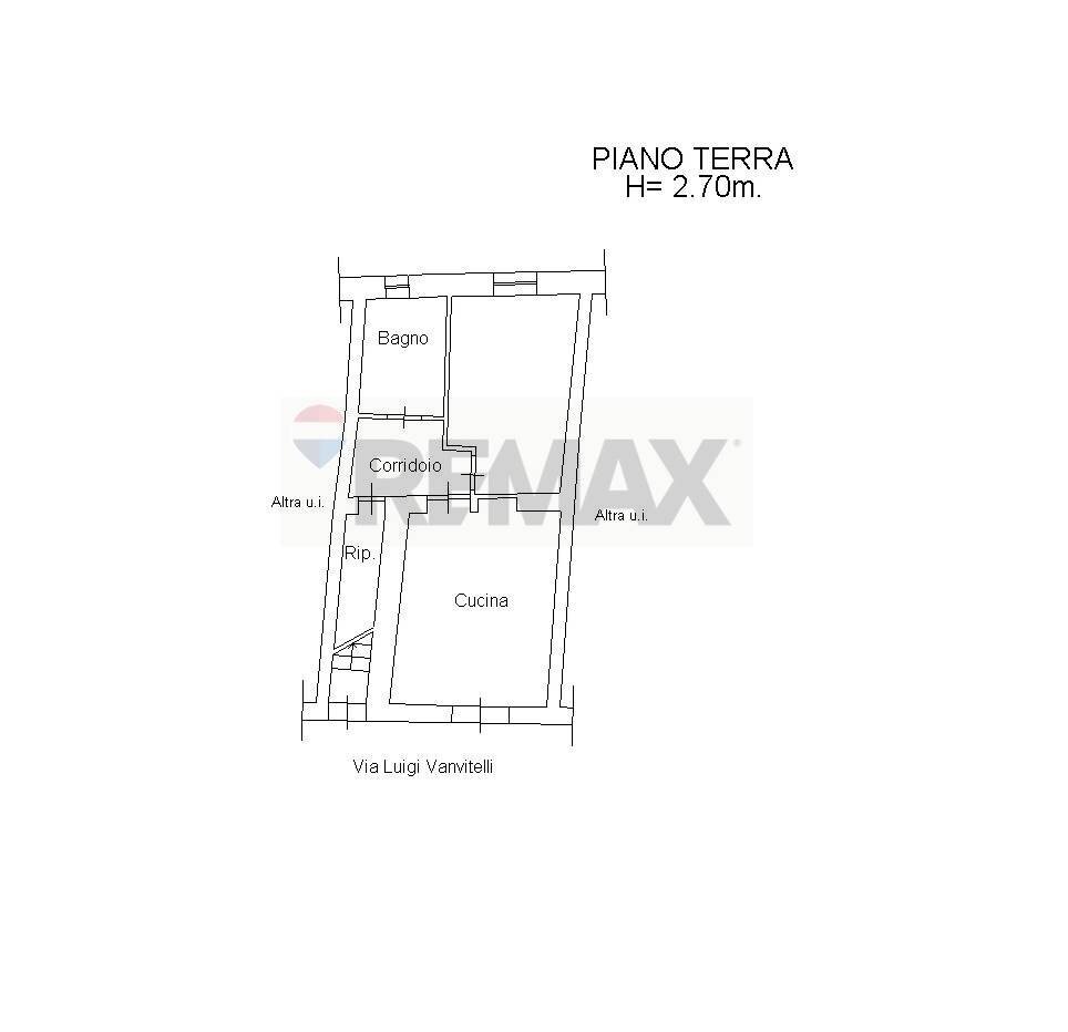 Pianta 2D - Two-room apartment Via Luigi Vanvitelli
 
49, Palermo - floor plans 1