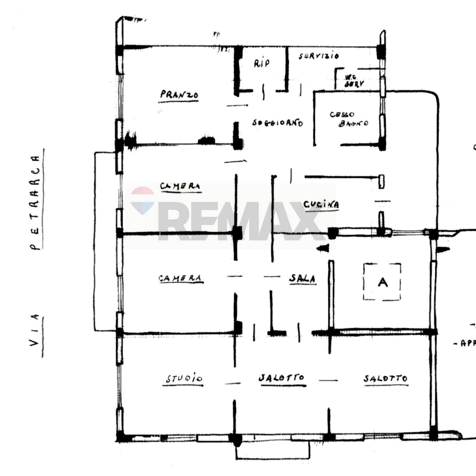 Pianta 2D - Apartment Via Petrarca
 
50, Palermo - floor plans 1