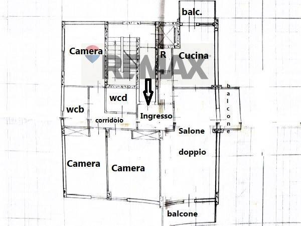 Pianta 2D - Apartment Via Resuttana
 
267, Palermo - floor plans 1