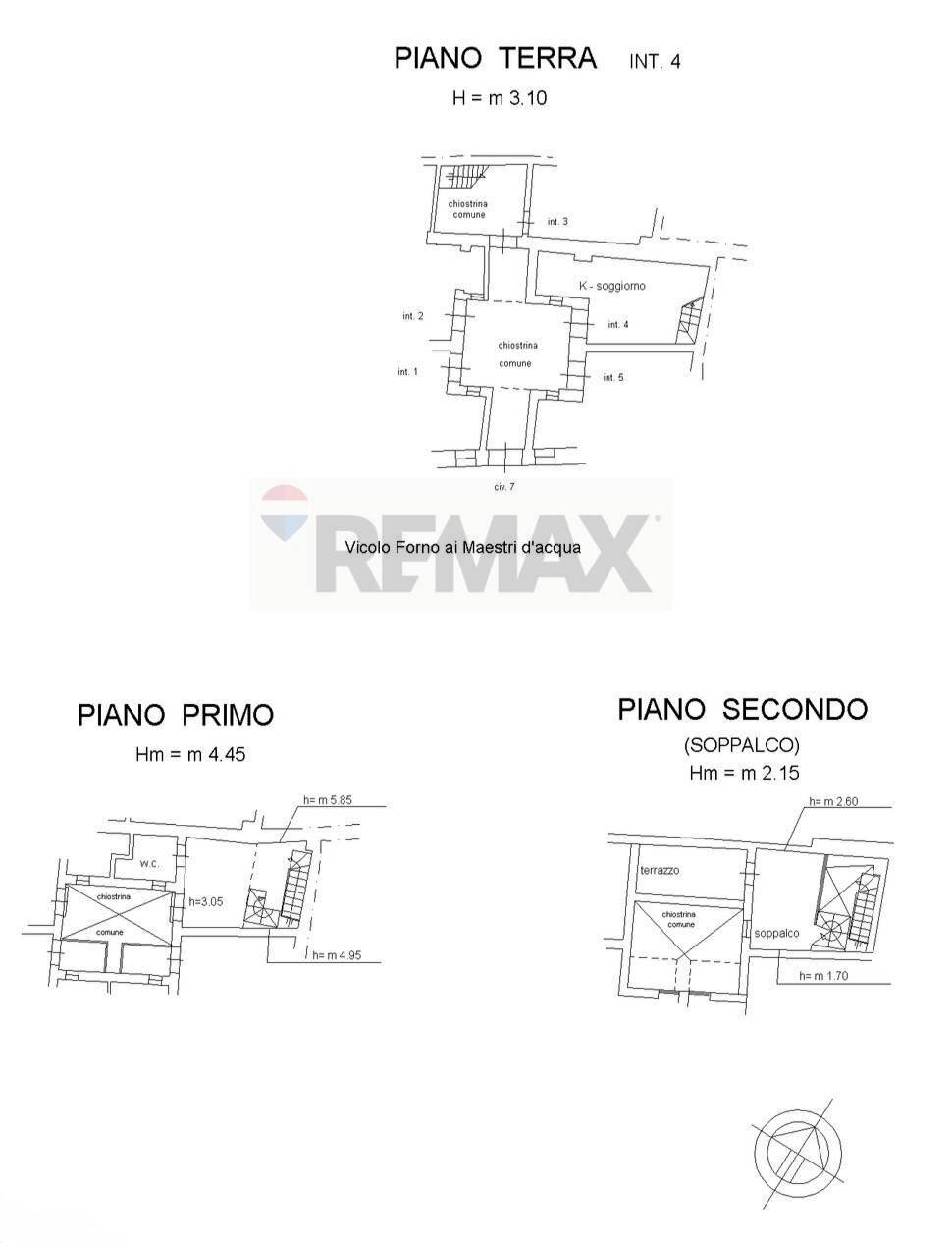 Pianta 2D - Trilocale Vicolo Forno Ai Maestri D'acqua
 
7, Palermo - planimetria 1