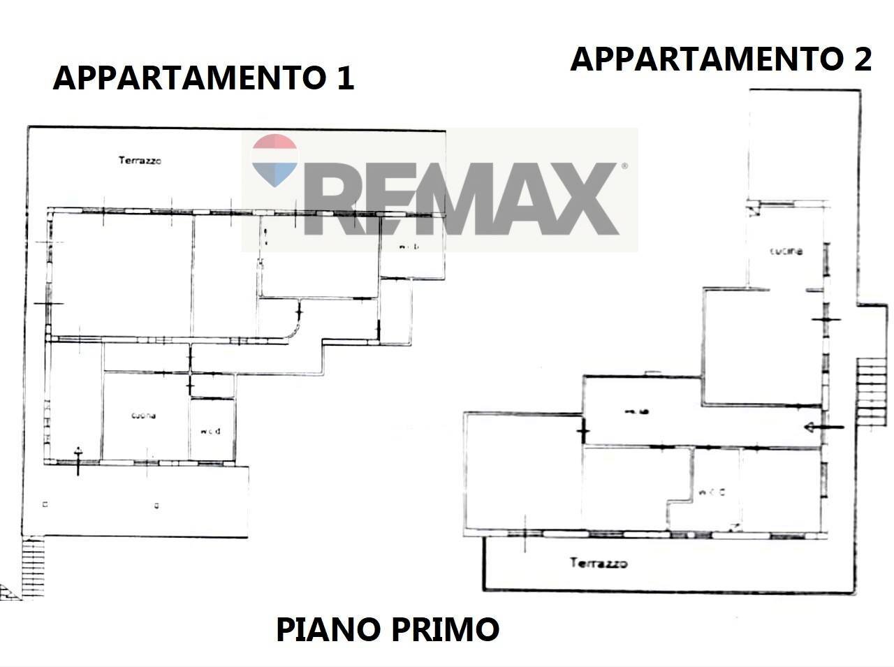 Pianta 2D - Semi-detached house via Olio di Lino
 
16, Palermo - floor plans 1