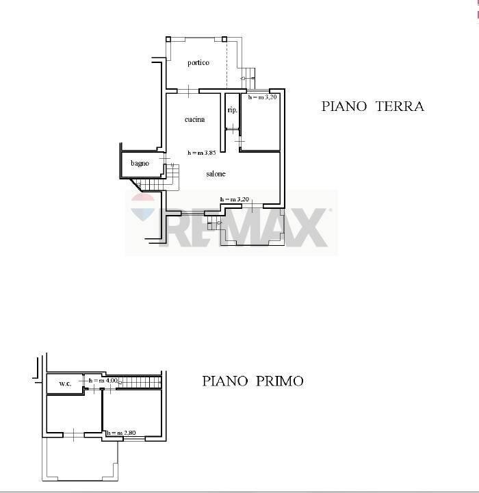 Pianta 2D - Semi-detached house via piano san michele 16, Altavilla Milicia - floor plans 1
