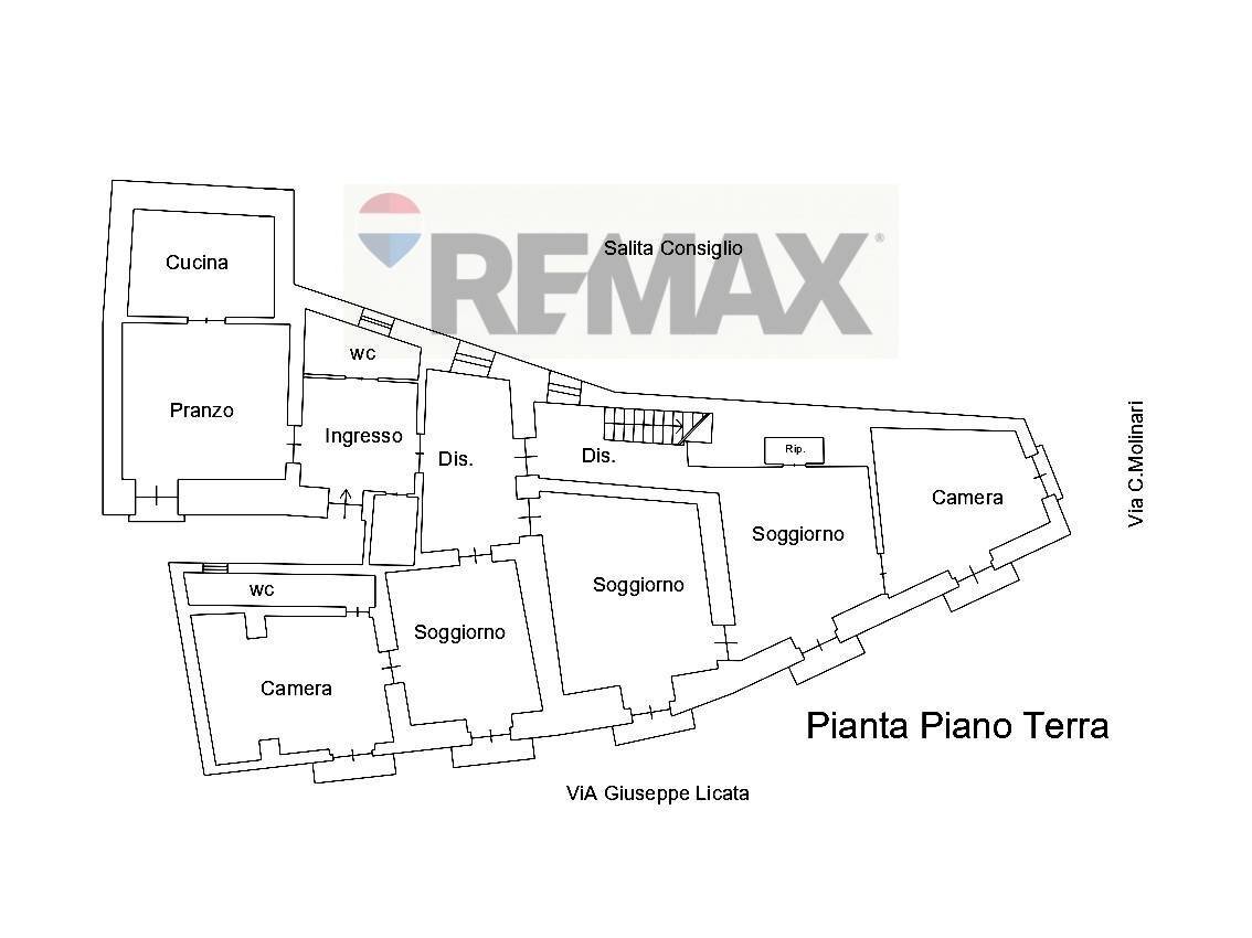Pianta 2D - Apartment Via Giuseppe Licata
 
231, Sciacca - floor plans 1