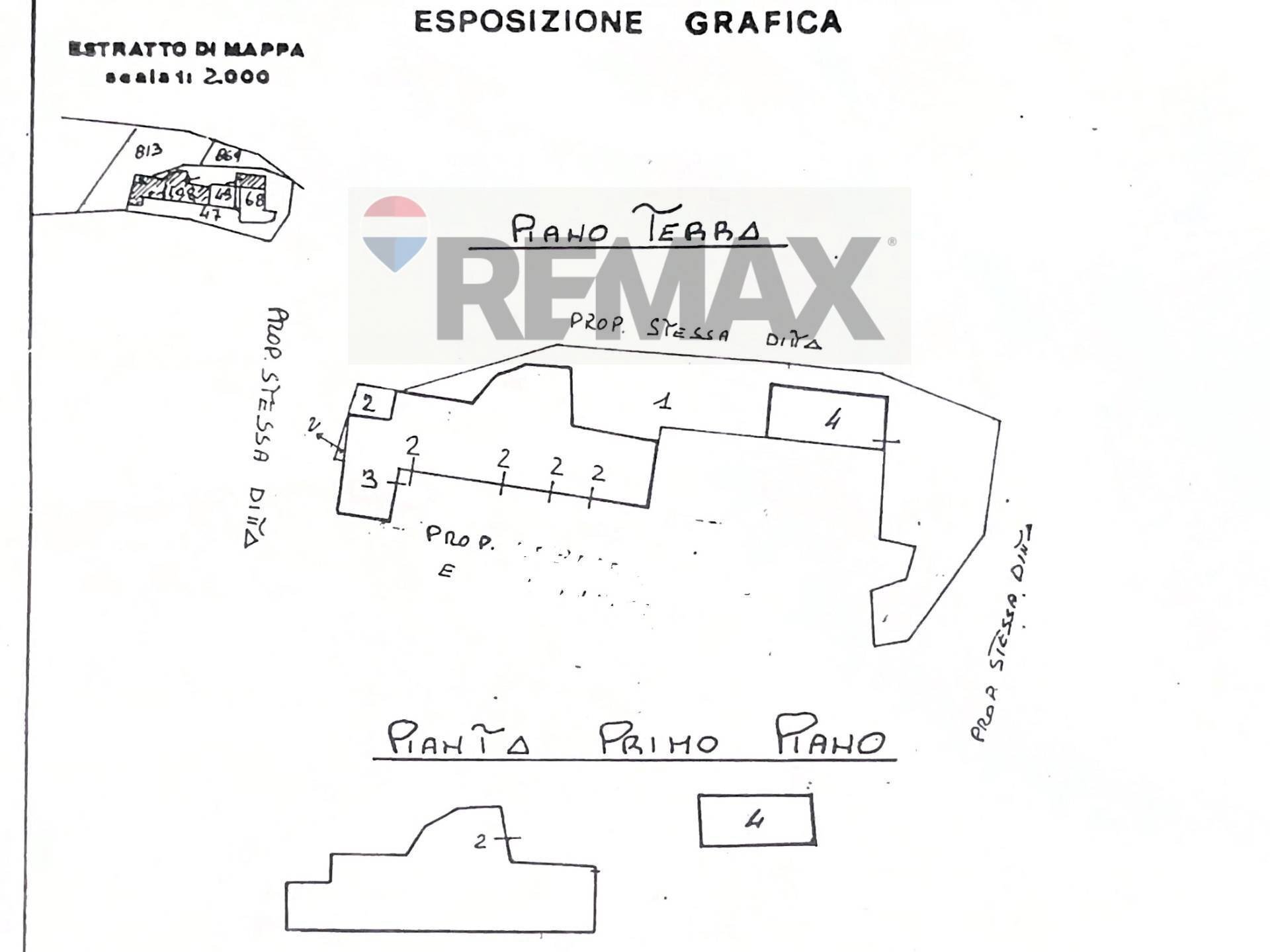 Pianta 2D - Rustico contrada Salaci, Petralia Soprana - planimetria 1