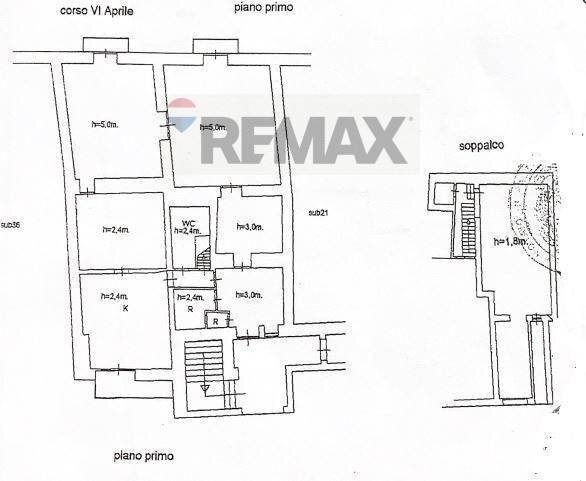 Pianta 2D - Apartment Corso 6 Aprile
 
165, Alcamo - floor plans 1