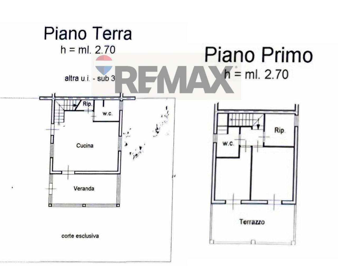 Pianta 2D - Casa semi indipendente SS 113 OVEST
 
139, Carini - planimetria 1