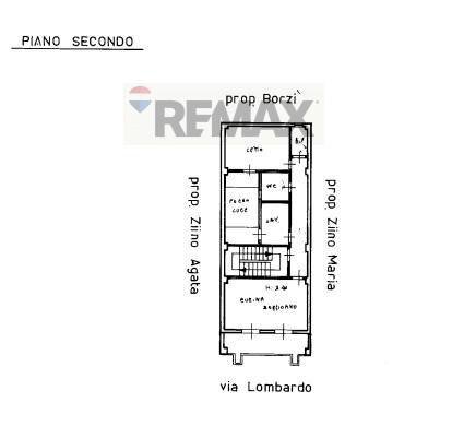 Pianta 2D - Appartamento Via Lombardo
 
17, Paterno - planimetria 1