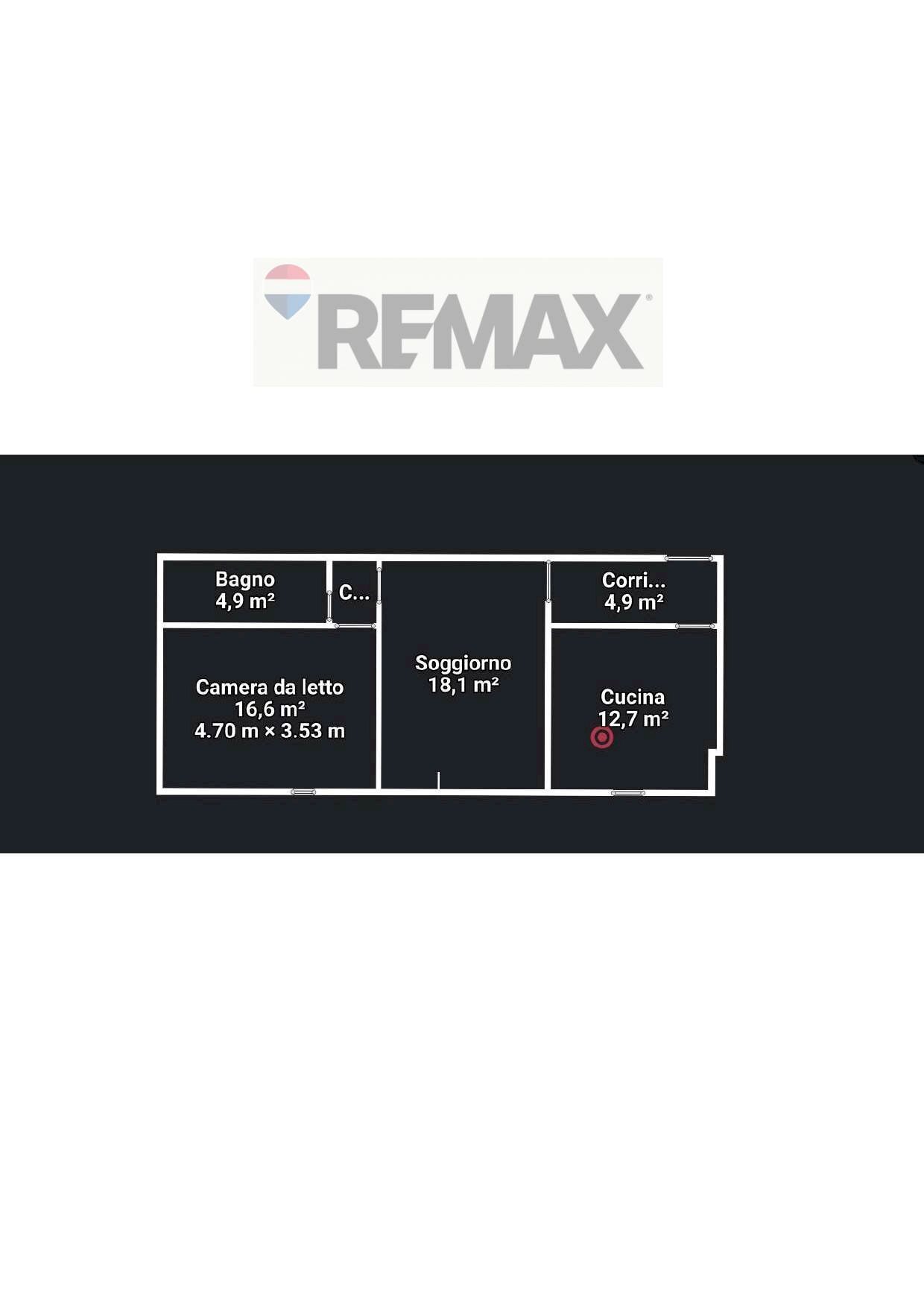 Pianta 2D - Two-room apartment via uboldo
 
2, Cernusco sul Naviglio - floor plans 1