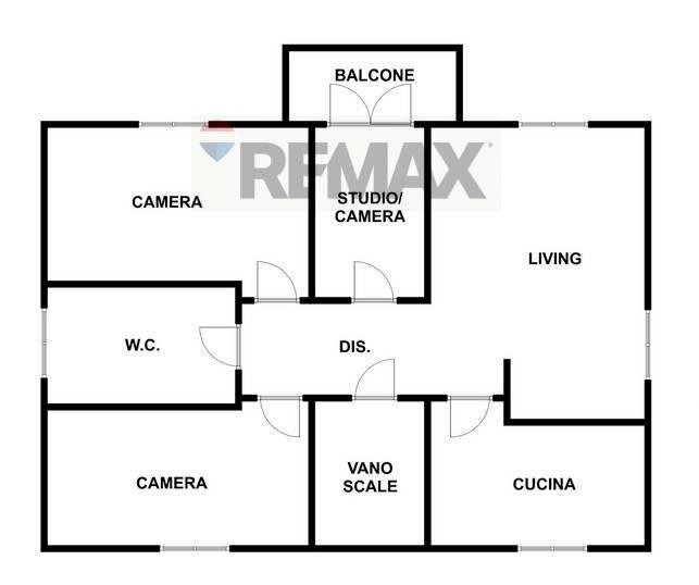 Pianta 2D - Casa semi indipendente Pian Camuno - planimetria 1