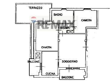 Pianta 2D - Quadrilocale via sandro pertini
 
8, Salsomaggiore Terme - planimetria 1