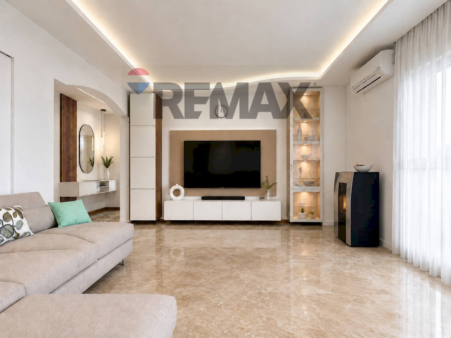 Soggiorno - Semi-detached house Via Amerigo Vespucci
 
30, Albignasego - photo 1
