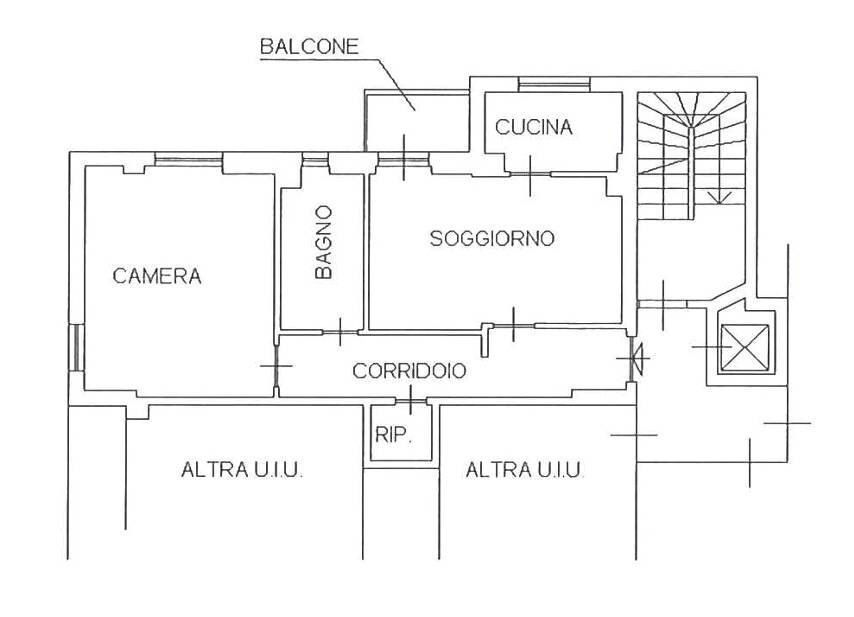 Foto 2 - Bilocale Viale Liguria
 
50, Milano - planimetria 1
