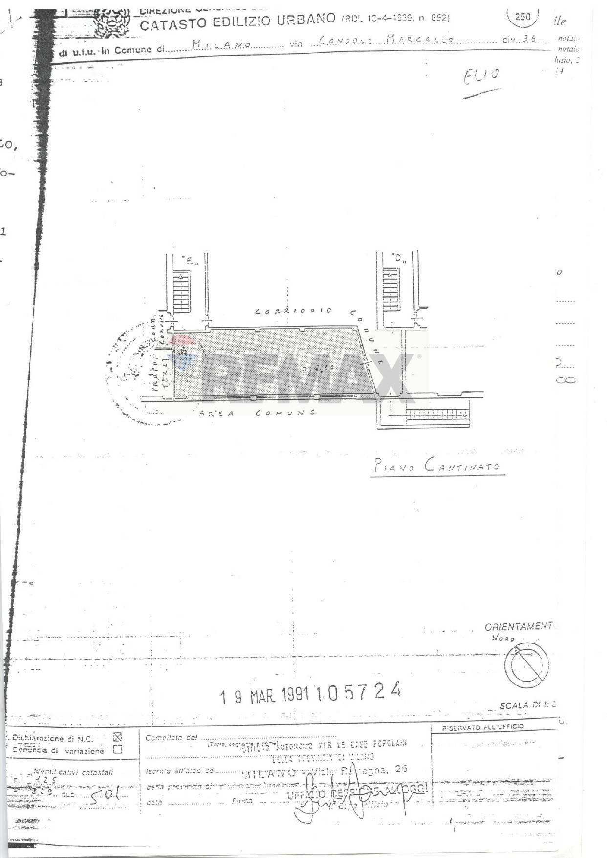 Pianta 2D - Magazzino Via Console Marcello
 
36, Milano - planimetria 1