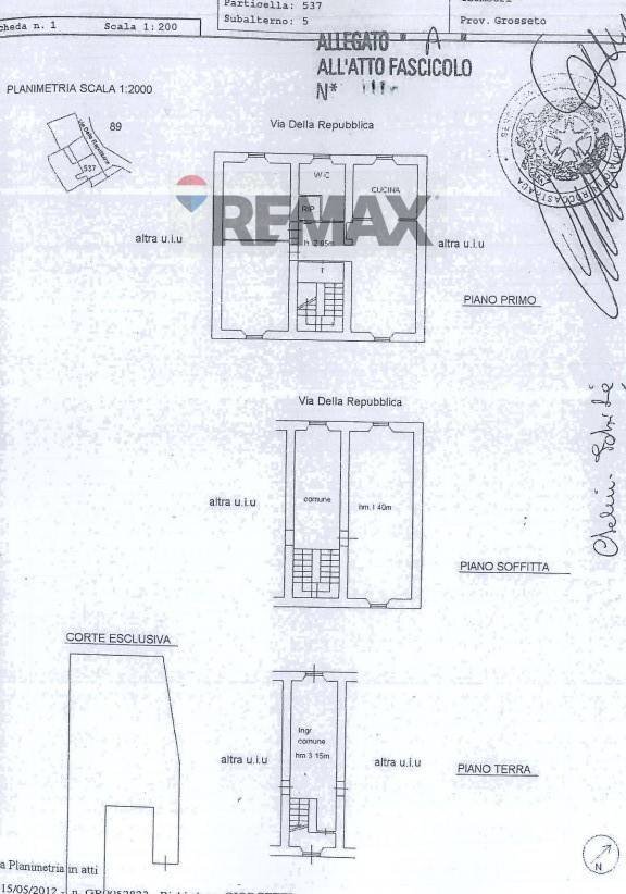 Pianta 2D - Apartment VIA DELLA REPUBBLICA
 
48, Roccastrada - floor plans 1