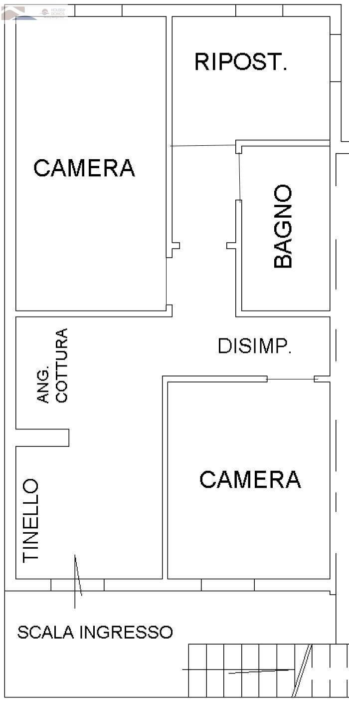Foto 2 - Four-room apartment via Della Luna
 
18, Dorgali - floor plans 1