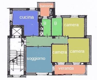 Foto 10 - Apartment via Lai, Nuoro - floor plans 1