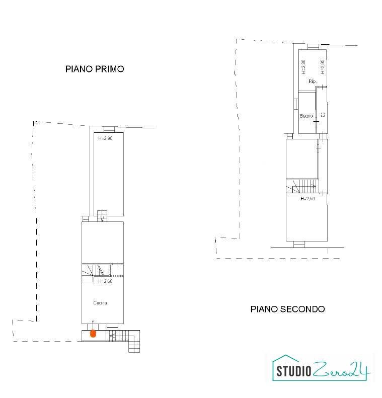 Foto 15 - Four-room apartment Montecchio - floor plans 1