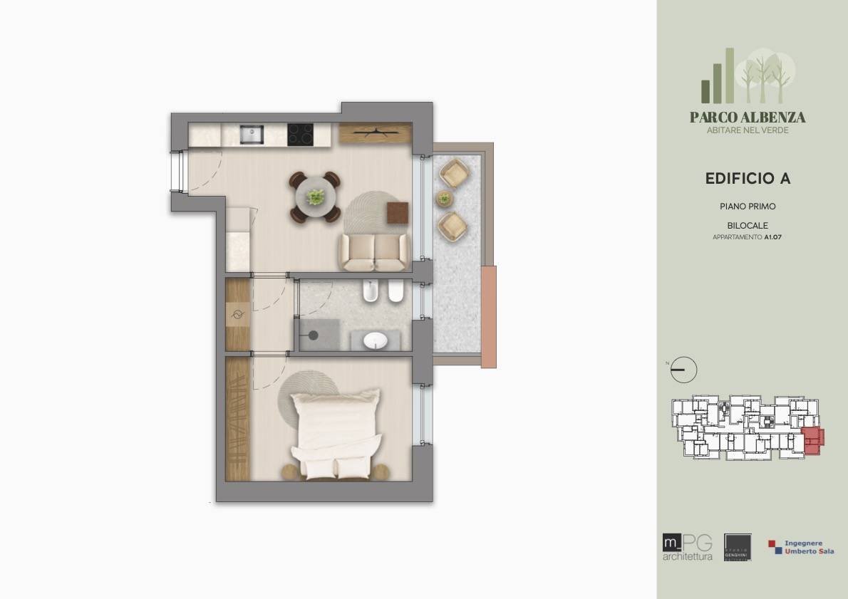 Foto 22 - Two-room apartment via Monte Albenza
 
10, Monza - floor plans 1