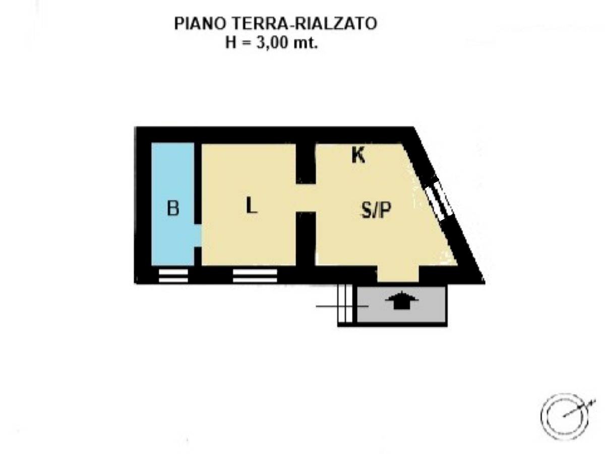 Foto 13 - Bilocale via Vincenzo Ciaccio, Catanzaro - planimetria 1