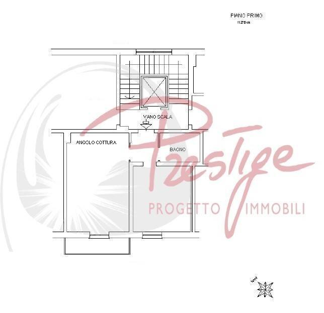 Bilocale viale San Bartolomeo, La Spezia - planimetria 1