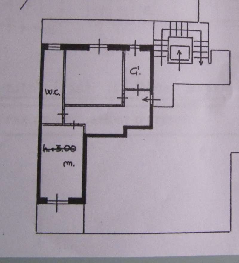 IMG_3196 (2) - Trilocale via LAMBOGLIA, 8, Ventimiglia - planimetria 1