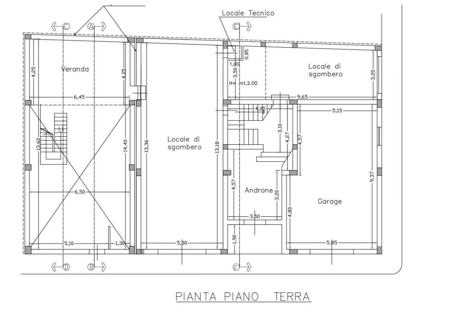 Casa indipendente Mazara del Vallo - planimetria 1