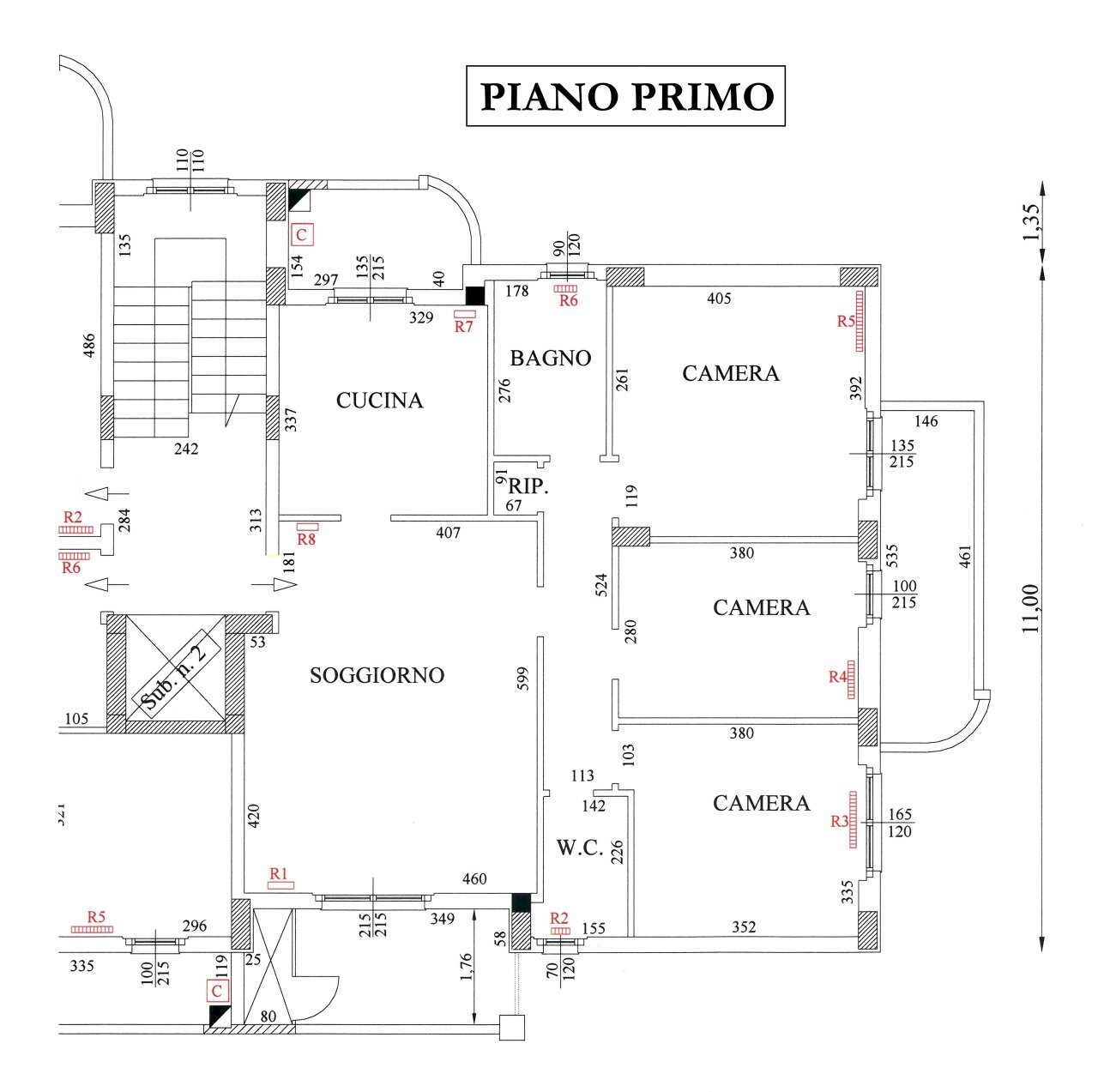 planimetria - Apartment Via Pescara 6, Manoppello - floor plans 1