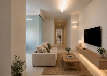 zona living piano terra.png - Office Via Melozzo da Forlì 36, Rimini - photo 3