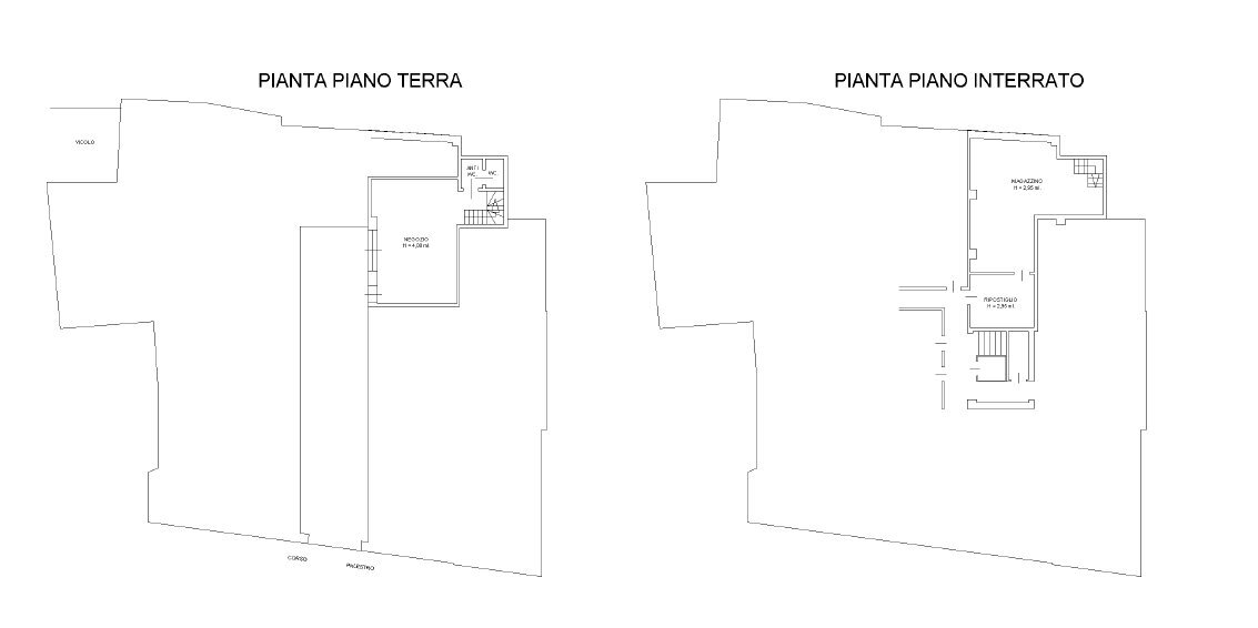 PLANIMETRIE .jpg.png - Commercial Premises CORSO PALESTRO 37/E, Brescia - floor plans 1