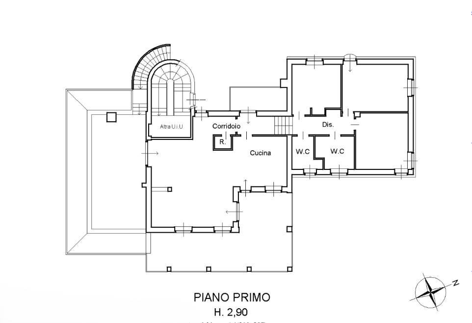 Four-room apartment Via Lugnacco 5, Loranzè - floor plans 1