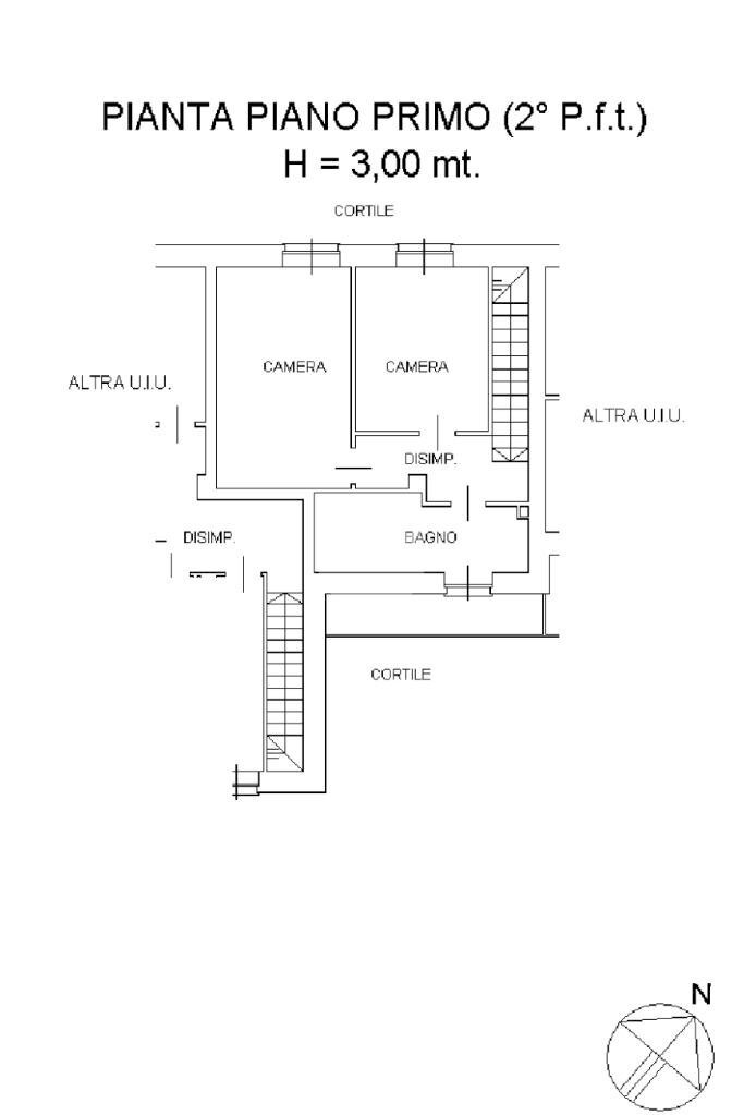 Villa a Schiera Via Monte Rosa, Rivoli - planimetria 1