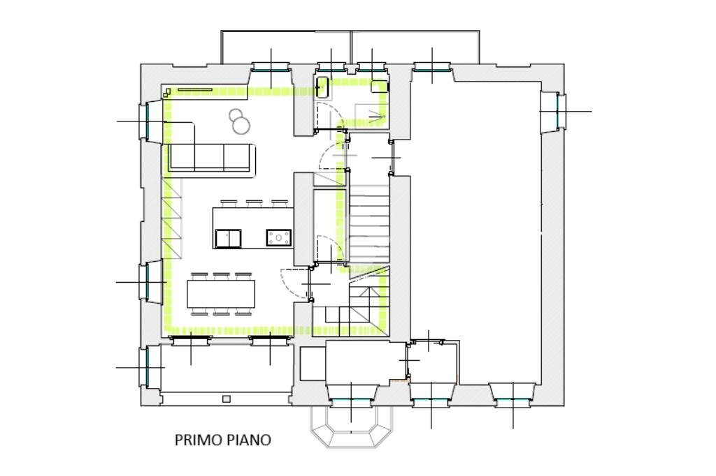 Four-room apartment Corso Vercelli, Ivrea - floor plans 1