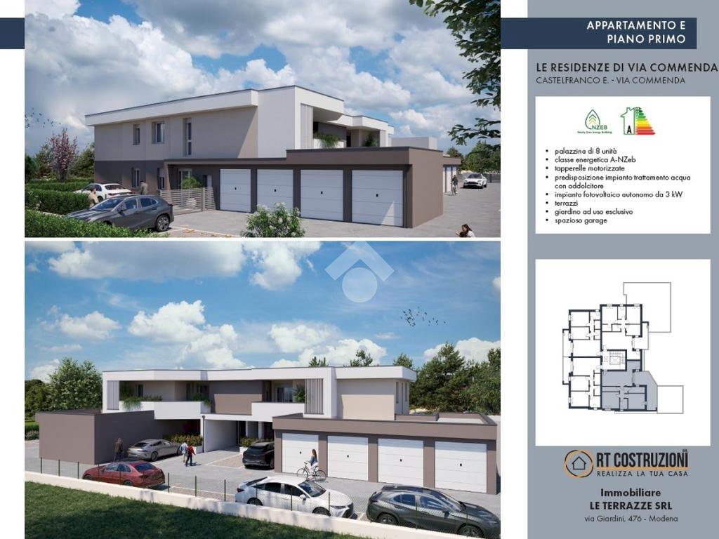 Three-room apartment Via Commenda, Castelfranco Emilia - photo 2