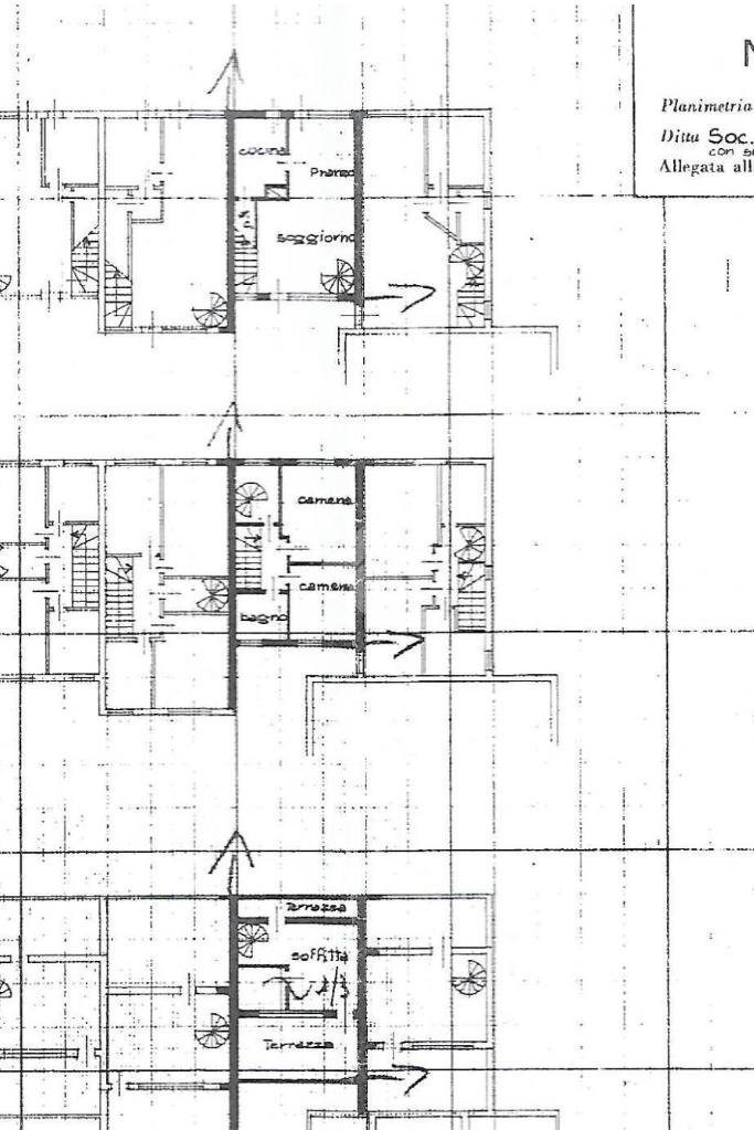 Villa a Schiera Via G.C. Beltrami, Modena (zona Cognento) - planimetria 1