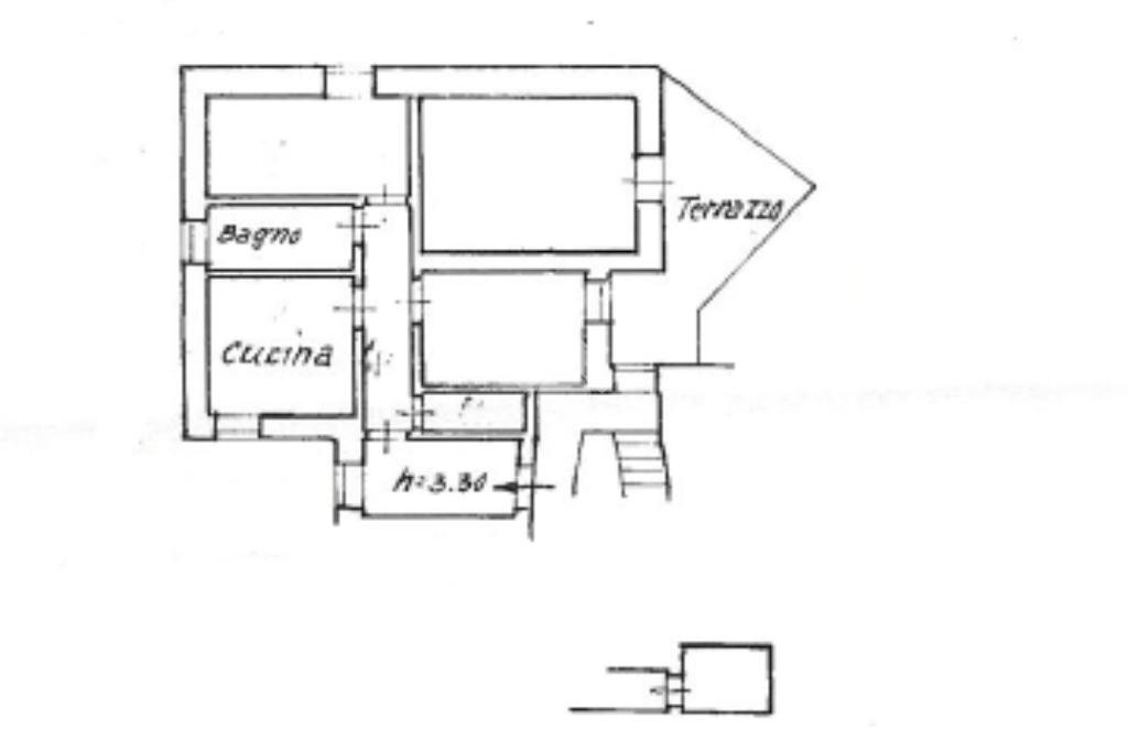 Quadrilocale Via Cesare Cabella, Genova (zona Castelletto) - planimetria 1