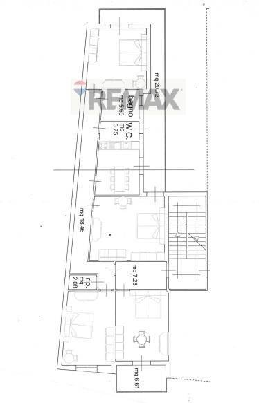 Pianta 2D - Appartamento piazza macarione
 
4, Giarre - planimetria 1
