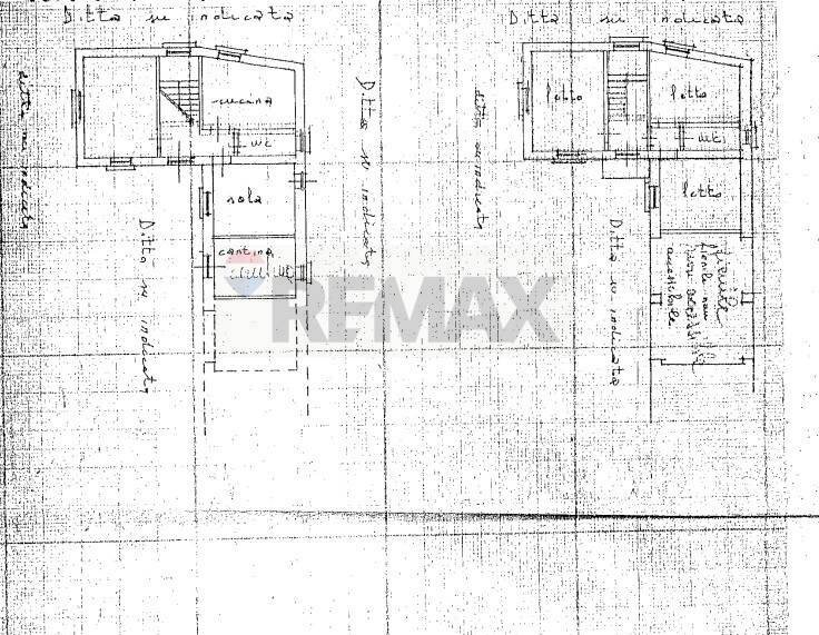 Pianta 2D - Semi-detached house Dego - floor plans 1