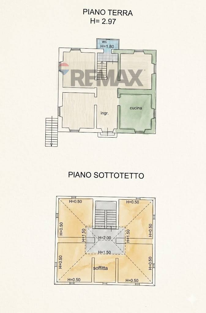 Pianta 2D - Independent house c/da Sterparo, Vacri - floor plans 1