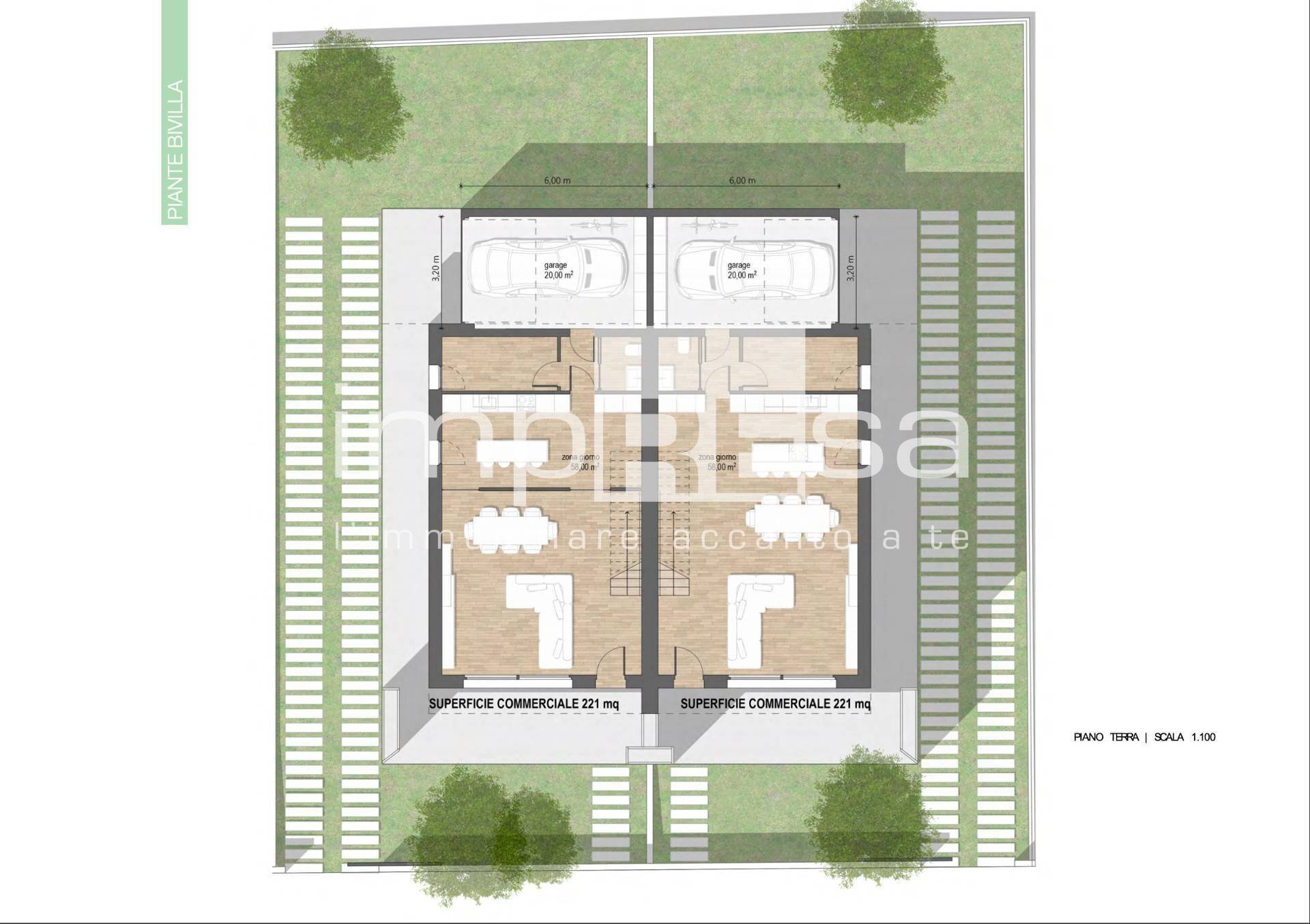 Foto 11 - Semi-detached house VIA TORSELLI
 
1, Treviso - floor plans 1