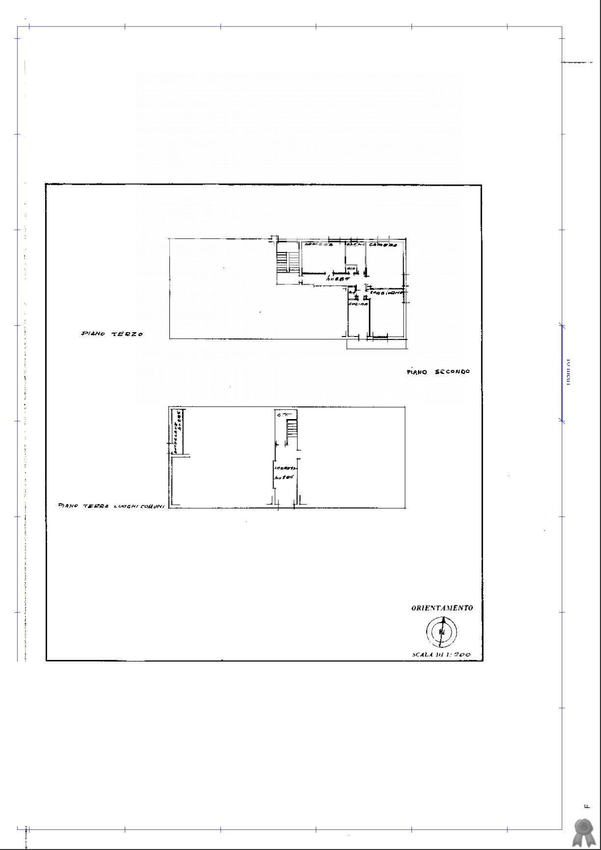 Foto 16 - Three-room apartment Via Bibano
 
1, Treviso - floor plans 1