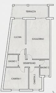 Foto 25 - Appartamento Via Regione Mongiardino, La Maddalena - planimetria 1