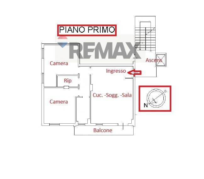 Pianta 2D - Three-room apartment via emilio lepido
 
14, Parma - floor plans 1