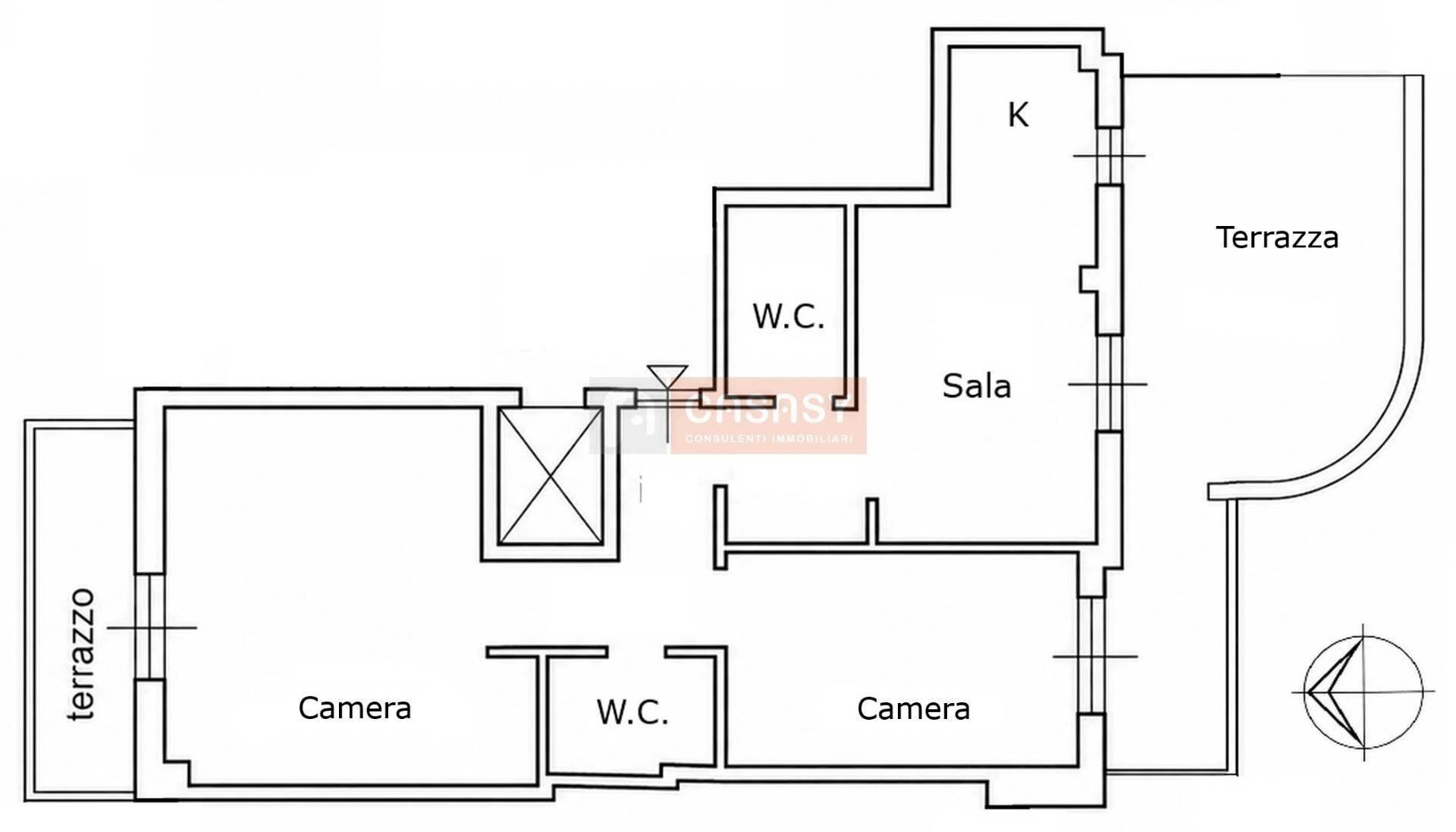 Foto 23 - Three-room apartment Via Valle d'Aosta, Albenga - floor plans 1