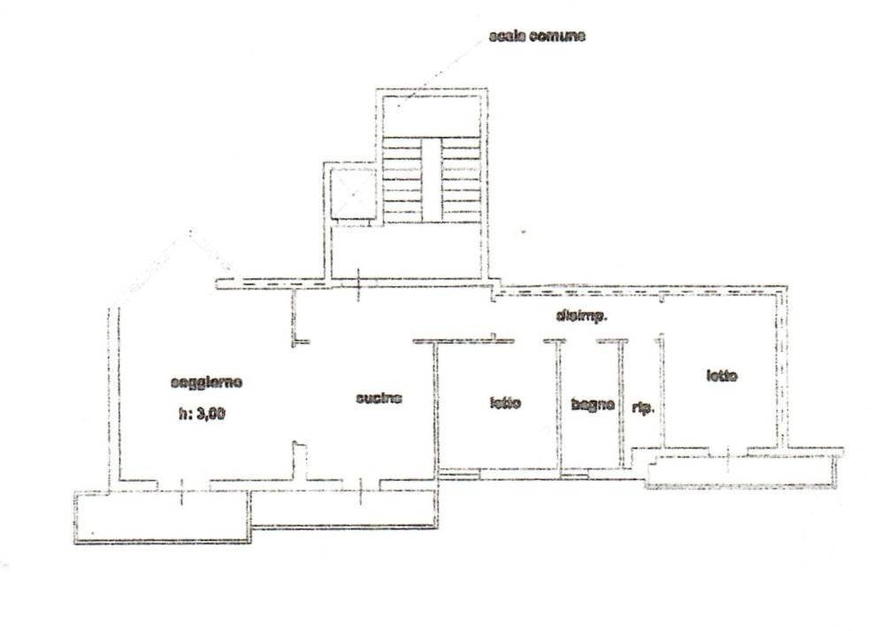 Quadrilocale via Don Carlo Gnocchi, Parabita - planimetria 1
