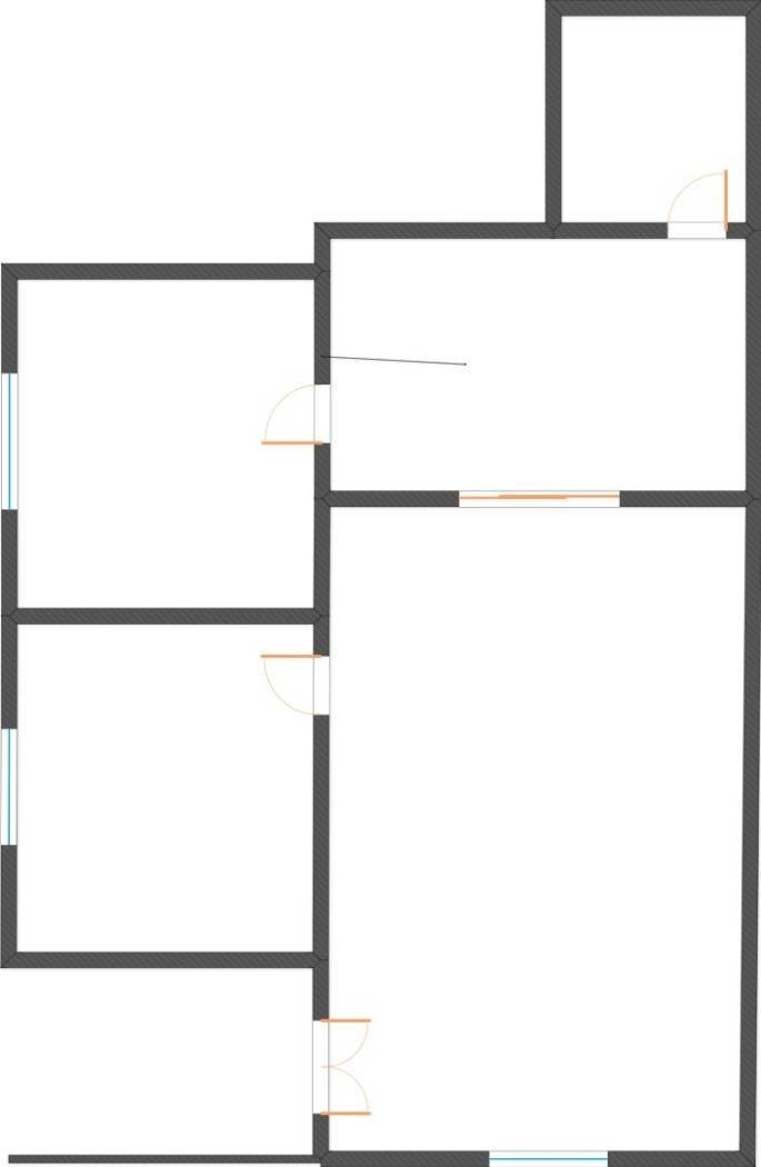 Four-room apartment via Torino, Parabita - floor plans 1