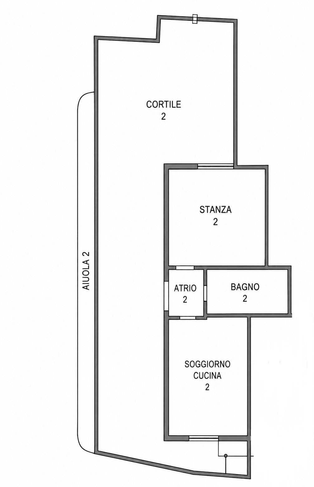 Foto 2 - Two-room apartment via alla pelegrina, Trento - floor plans 1
