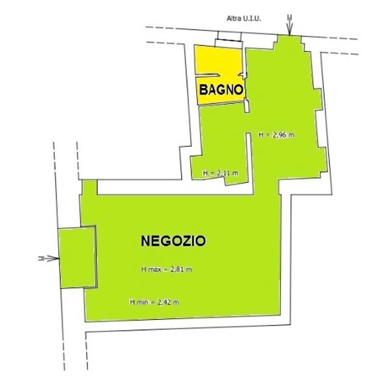 Shop via Guglielmo Marconi, 32, Borgo San Dalmazzo - floor plans 1